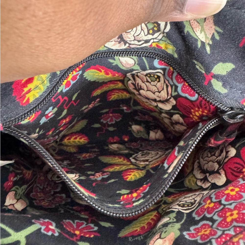 Vera Bradley Bag Floral Quilted Crossbody Foldover Snap - Picture 11 of 15
